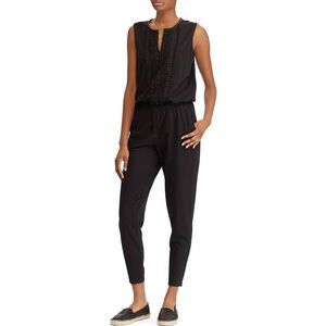 Ralph Lauren Black Jumpsuit Cotton Mix